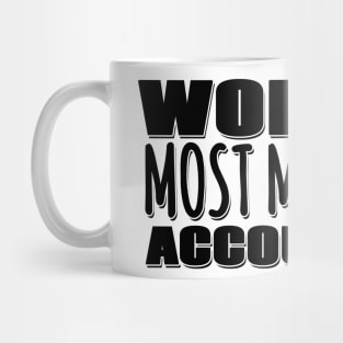 World's Most Mediocre Accountant Mug